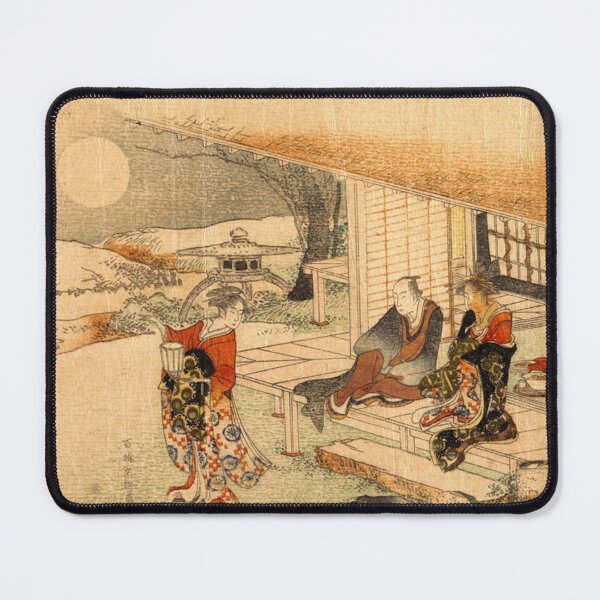 Item preview, Young Woman with a Lamp by Katsushika Hokusai designed and sold by tanyavladim.