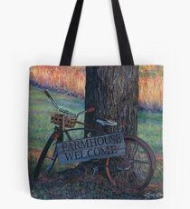 Farmhouse Welcome, artist Lynn Garwood Tote Bag