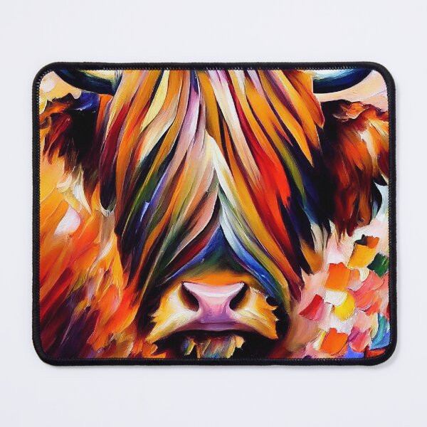 Item preview, Highland Cow Oil Painting designed and sold by StephenJSmith.