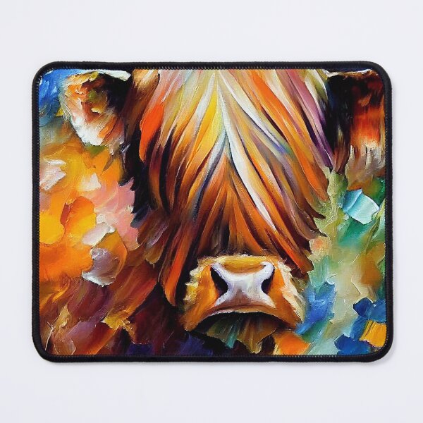 Item preview, Highland Cow Oil Painting designed and sold by StephenJSmith.