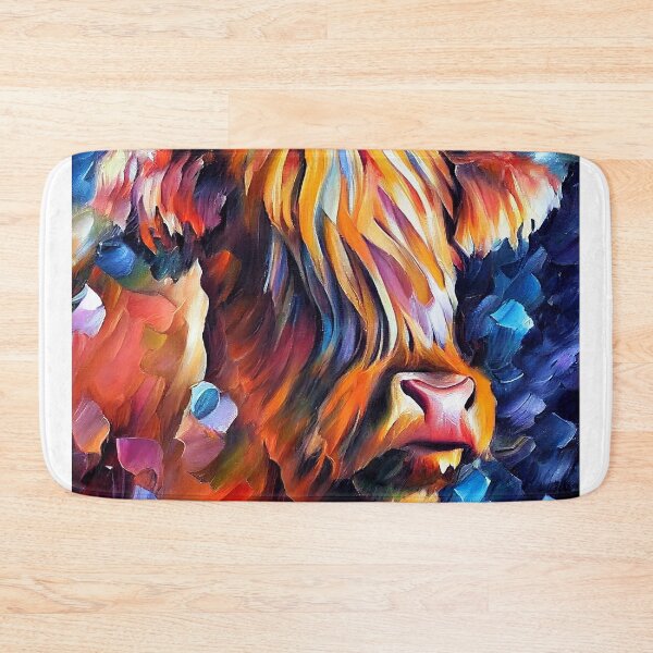 Item preview, Highland Cow Oil Painting designed and sold by StephenJSmith.