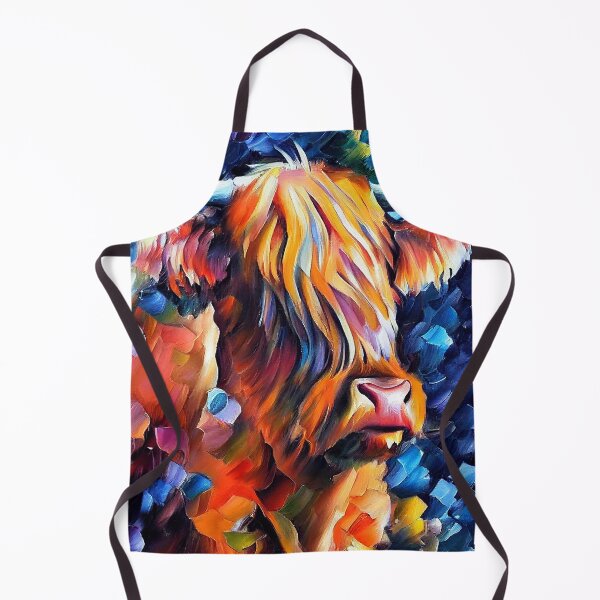 Item preview, Highland Cow Oil Painting designed and sold by StephenJSmith.