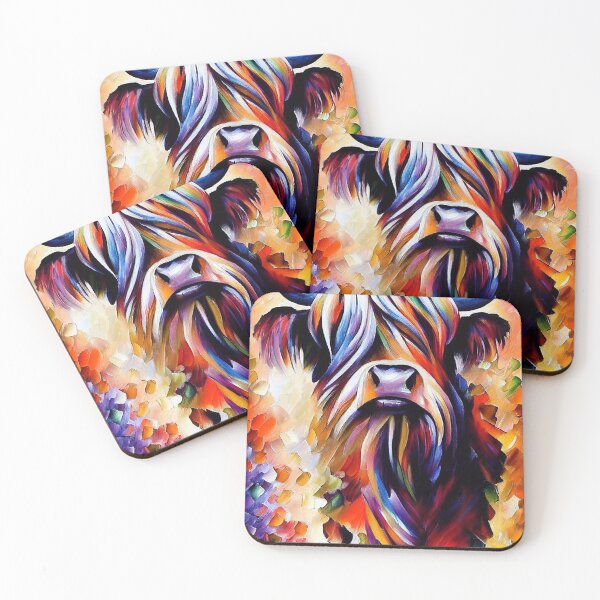 Item preview, Highland Cow Oil Painting designed and sold by StephenJSmith.