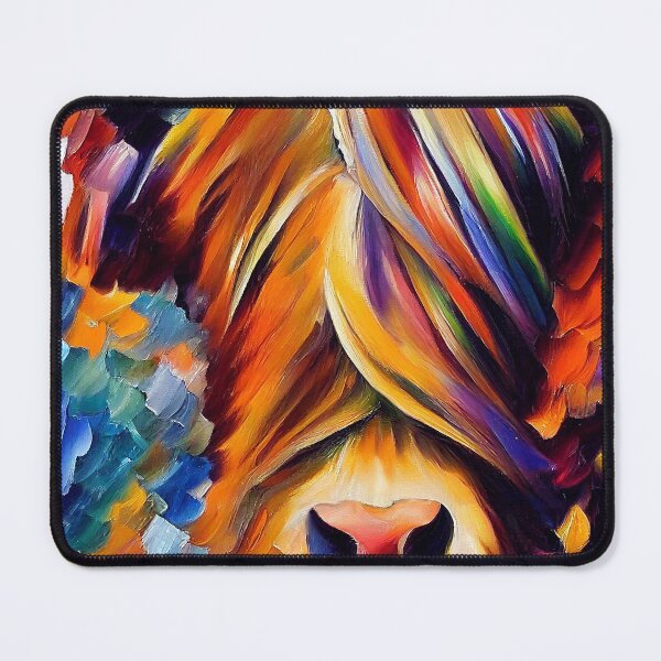 Item preview, Highland Cow Oil Painting designed and sold by StephenJSmith.