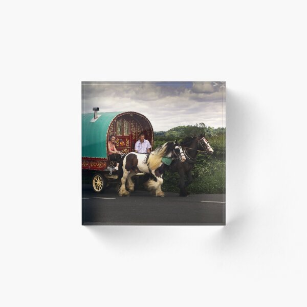 Two Horse Power Acrylic Block