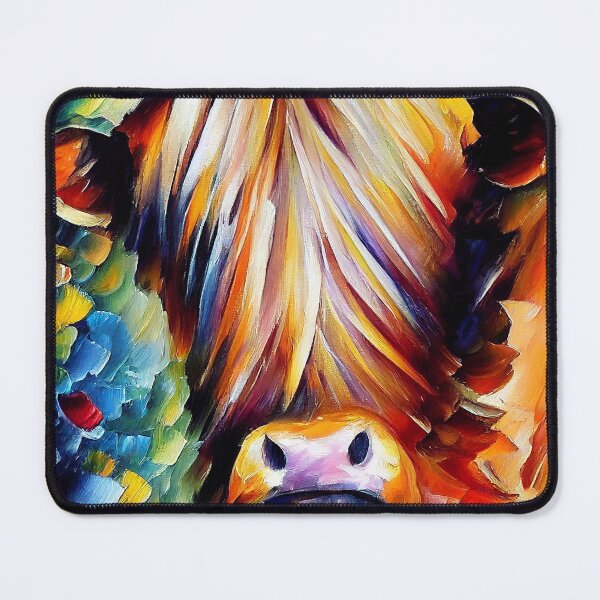 Item preview, Highland Cow Oil Painting designed and sold by StephenJSmith.