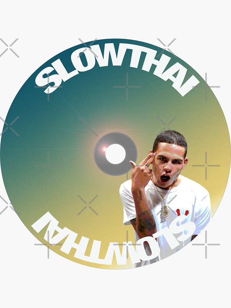"Illustrated Slowthai CD " Sticker for Sale by jakecheeseman Redbubble