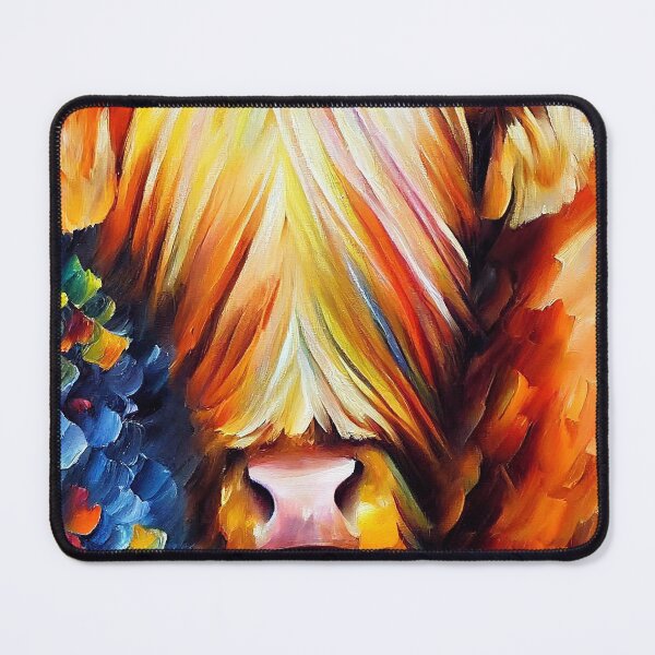 Item preview, Highland Cow Oil Painting designed and sold by StephenJSmith.
