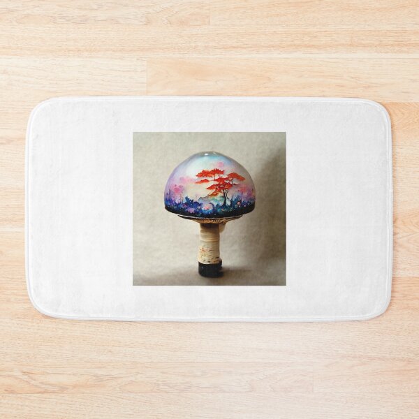 Item preview, Japanese Watercolour mushroom lamp  designed and sold by tanyavladim.