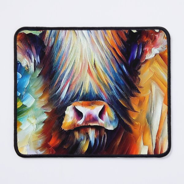 Item preview, Highland Cow Oil Painting designed and sold by StephenJSmith.
