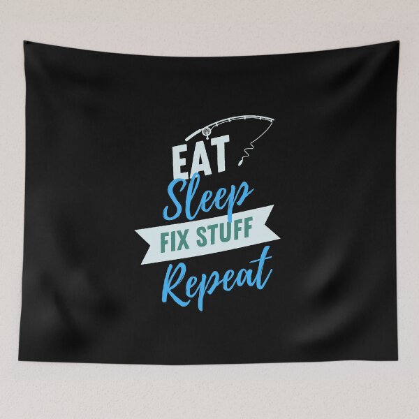 Item preview, eat sleep fix stuff repeat | eat sleep repeat funny v2 Classic T-Shirt designed and sold by The-Best-Draw.