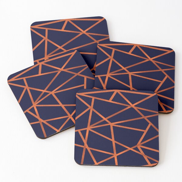 Item preview, Copper And Midnight Navy Blue  designed and sold by SeemDev786.