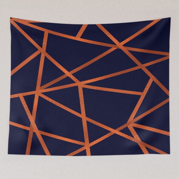 Item preview, Copper And Midnight Navy Blue  designed and sold by SeemDev786.