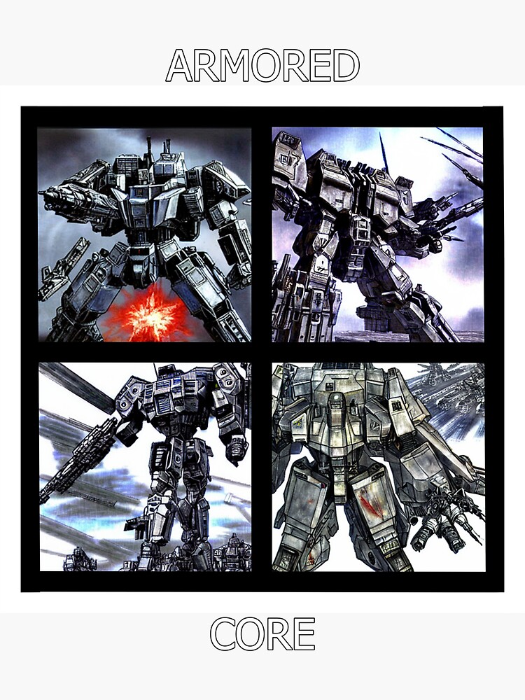 Armored Core 2 - P2 - Main Core Sticker for Sale by Mecha-Art