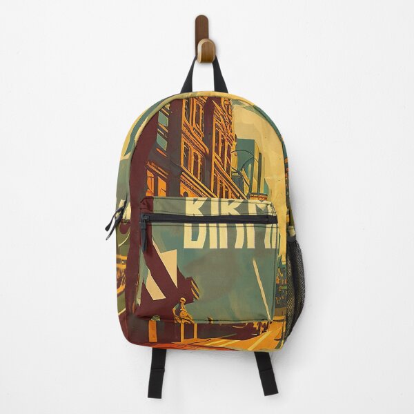 Item preview, Birmingham England Vintage Travel Art Poster designed and sold by OldTravelArt.