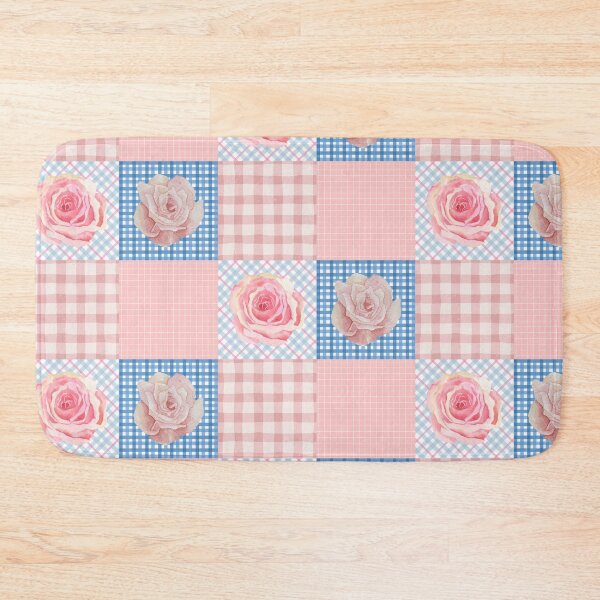 Item preview, Gingham and roses designed and sold by Aya-salah123.