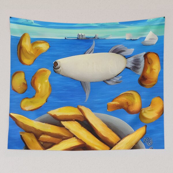 Item preview, Fish and Chips III designed and sold by TheGardenArtist.