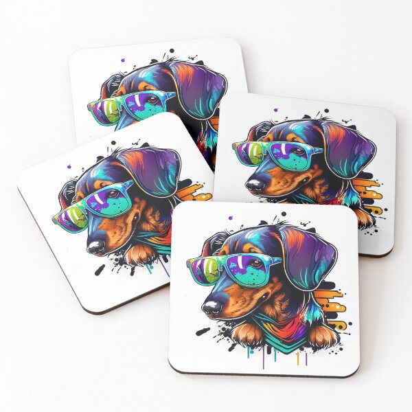 Item preview, Dachshund in the sunglasses designed and sold by Artistic Pandas.
