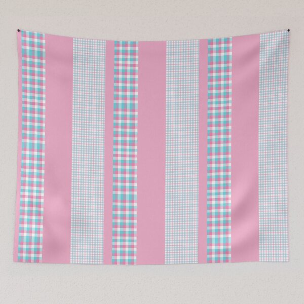 Item preview, Pink and blue gingham  designed and sold by Aya-salah123.