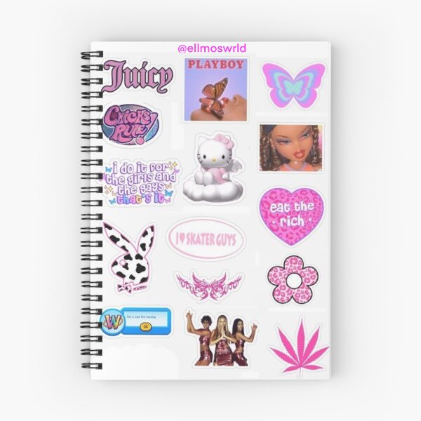 Item preview, Y2K PINK 2000s STICKER PACK 1 designed and sold by ellmoswrld.
