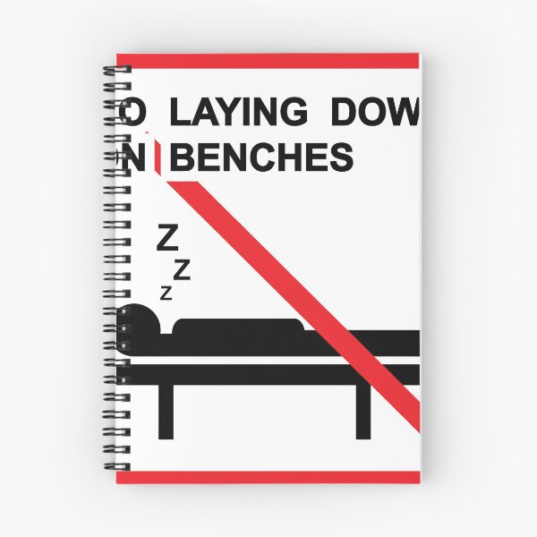 Item preview, No sleeping on benches designed and sold by vectorworks51.