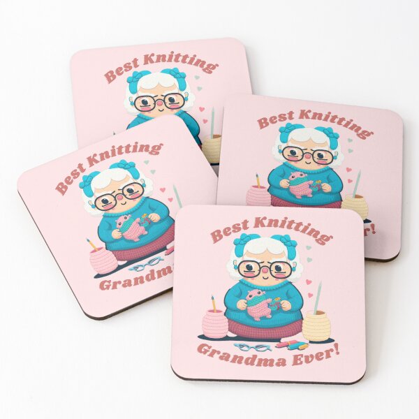 Item preview, best knitting grandma ever designed and sold by printiesart.