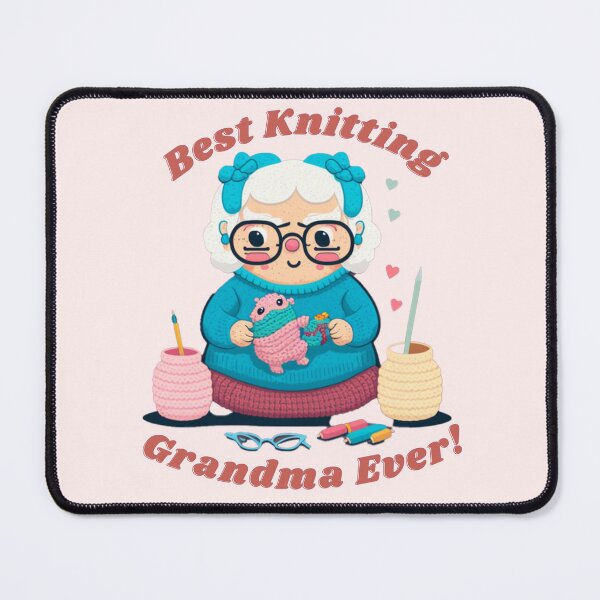 Item preview, best knitting grandma ever designed and sold by printiesart.