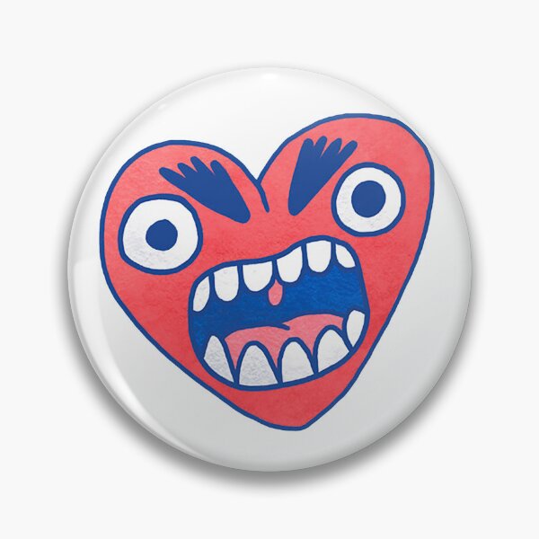 Item preview, Heart Angry Emoji Sticker designed and sold by Frogus.
