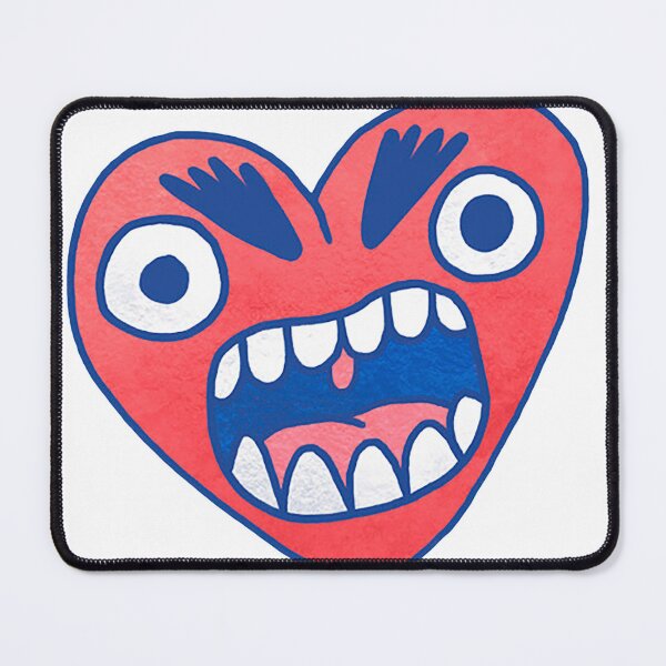 Item preview, Heart Angry Emoji Sticker designed and sold by Frogus.