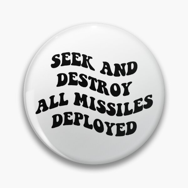 Item preview, seek and destroy all missiles deployed black designed and sold by everything4eva.
