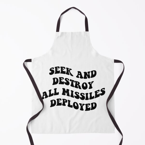 Item preview, seek and destroy all missiles deployed black designed and sold by everything4eva.
