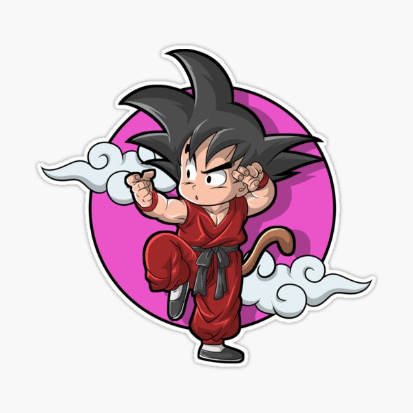 Kid Goku Sticker for Sale by sarakh95