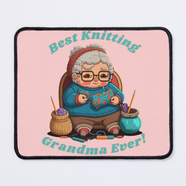 Item preview, best knitting grandma ever designed and sold by printiesart.