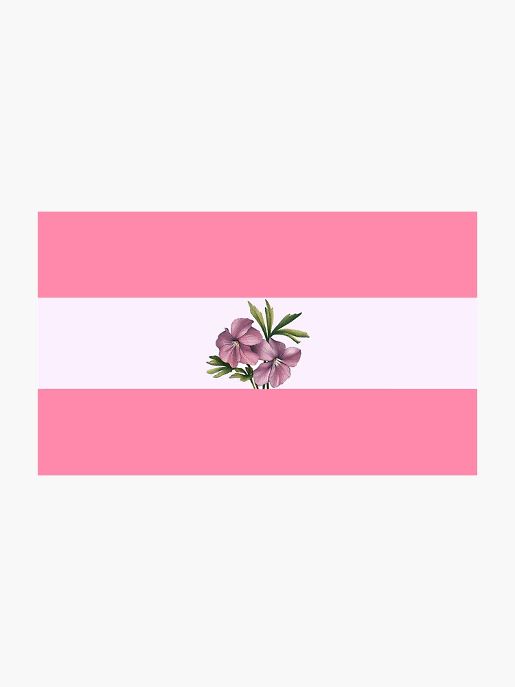 Sapphic Flag Sticker By Pixess Redbubble