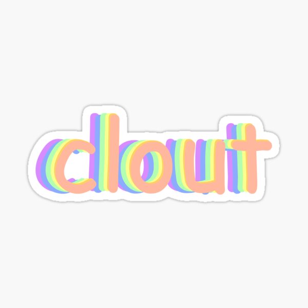 clout Sticker
