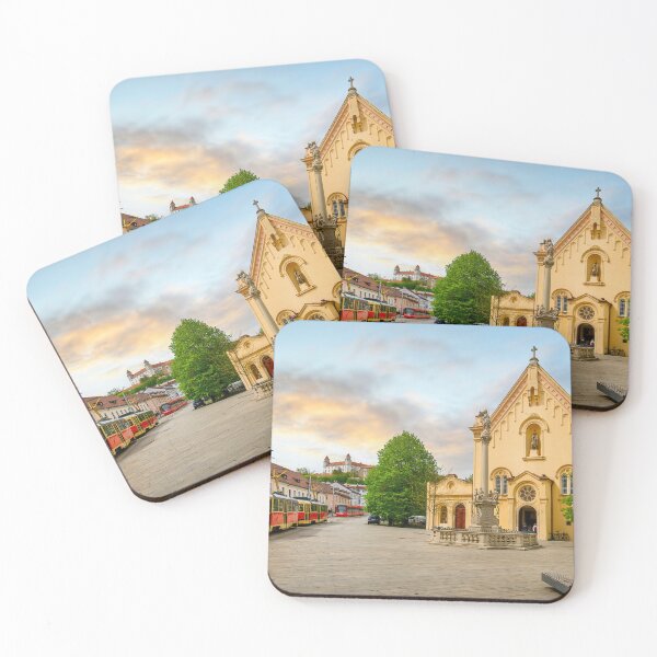 Item preview, Church of St. Stephen and the Bratislava castle in Slovakia designed and sold by mitzobs.