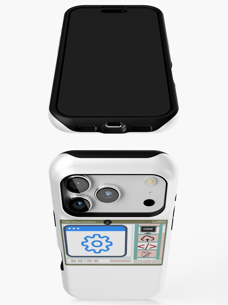 Thumbnail 3 of 4, iPhone Case, Video Code Editor designed and sold by DevHackerPython.