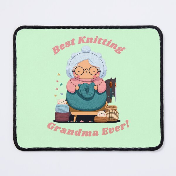 Item preview, best knitting grandma ever designed and sold by printiesart.