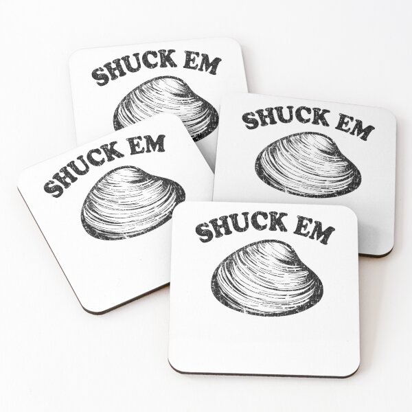 Item preview, Shuck Em Clams Quahog Shellfish Shucking Digging Raking Shirt  designed and sold by funnytshirtemp.