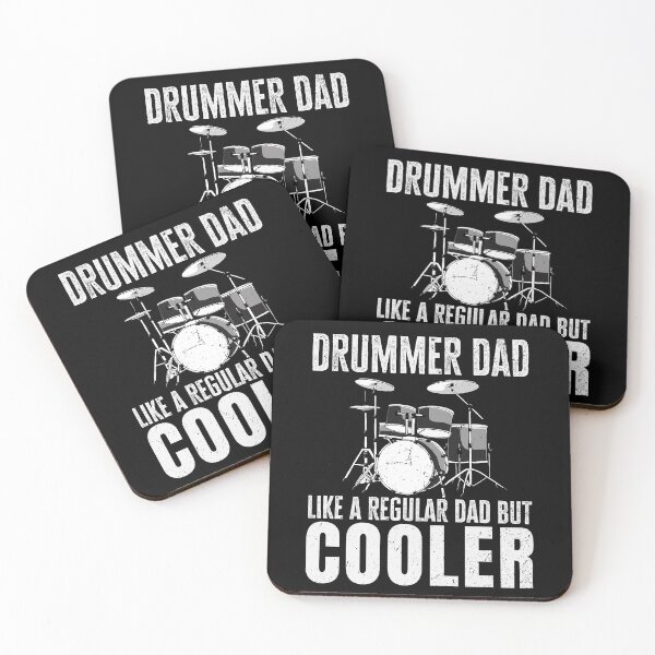 Item preview, Drummer Dad Is Cooler Funny Music Fan Father Musician Dad designed and sold by 74ninetees.