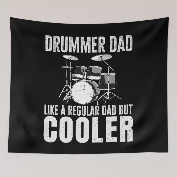 Item preview, Drummer Dad Is Cooler Funny Music Fan Father Musician Dad designed and sold by 74ninetees.