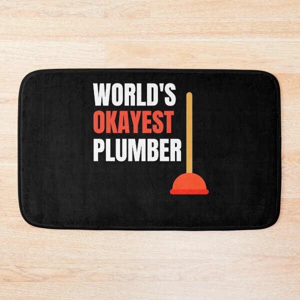 Item preview, Funny Plumber Outfit Plunger Worlds Best Okayest Plumber designed and sold by 74ninetees.