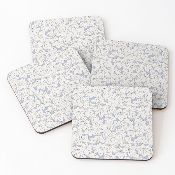 Item preview, Pale blue lily. Nature luxurious boho flowers. designed and sold by arsiart.