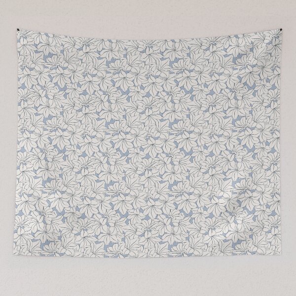 Item preview, Pale blue lily. Nature luxurious boho flowers. designed and sold by arsiart.