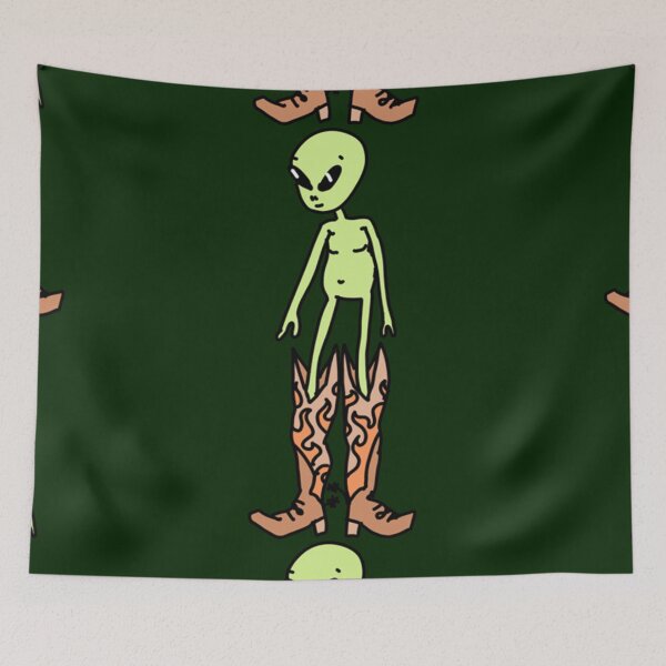 Item preview, Alien in Cowboy Boots   designed and sold by JezebelGerda.