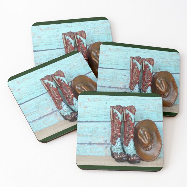 Item preview, blue and red cowboy boots    designed and sold by JezebelGerda.