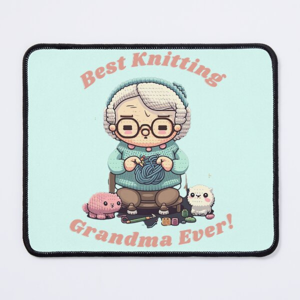 Item preview, best knitting grandma ever designed and sold by printiesart.