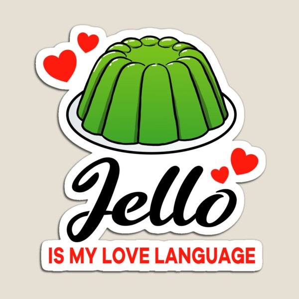 Item preview, Green Jello is my Love Language designed and sold by jonmlam.
