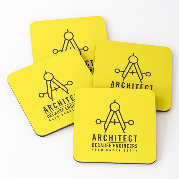 Item preview, Architect because engineers need babysitters No2 black designed and sold by angelisart.