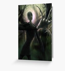 Him (the Slender Man) Greeting Card